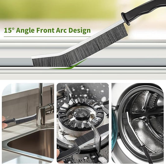 Crevice Cleaning Brush,8 Pcs Multifunctional Cleaning Brush Tools,Hard Bristle Crevice Cleaning Brush,Crevice Cleaning Brushes for Household Use Bathroom Tiles Kitchen Practical and Durable